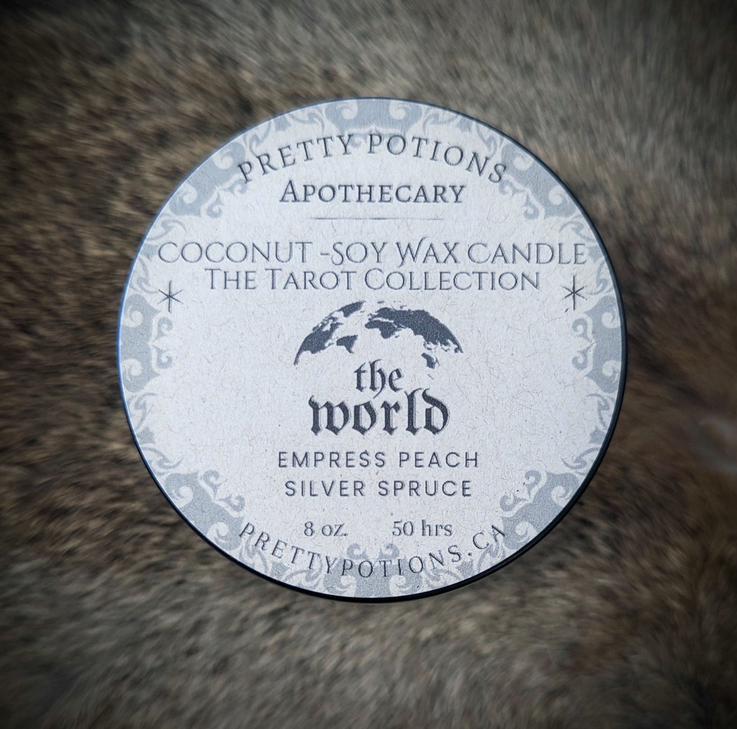 THE WORLD Tarot Collection Candle