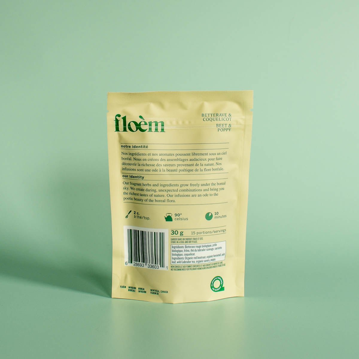 Tisane en vrac - Betterave & coquelicot