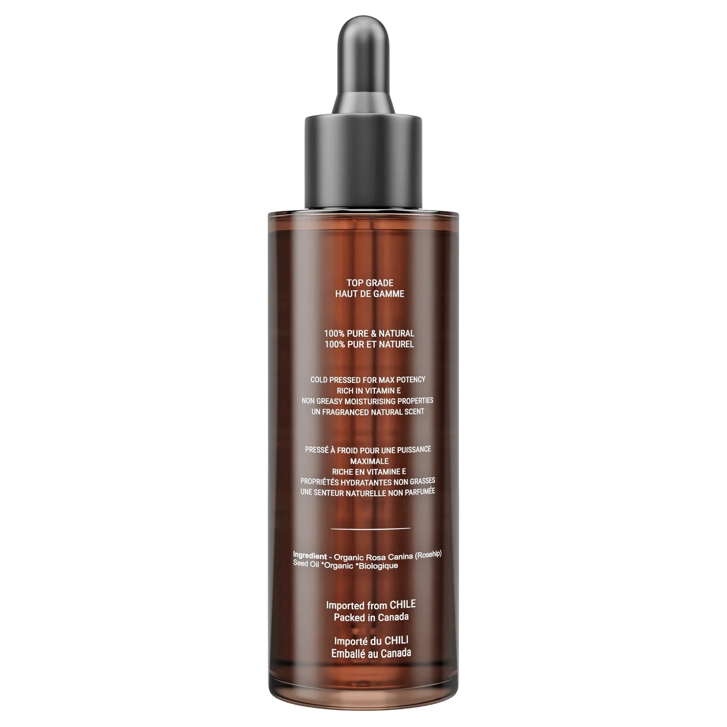 Canadian Grace 100% Organic Rosehip Oil – For Fine Lines, Uneven Tone & Brighter-Looking Skin