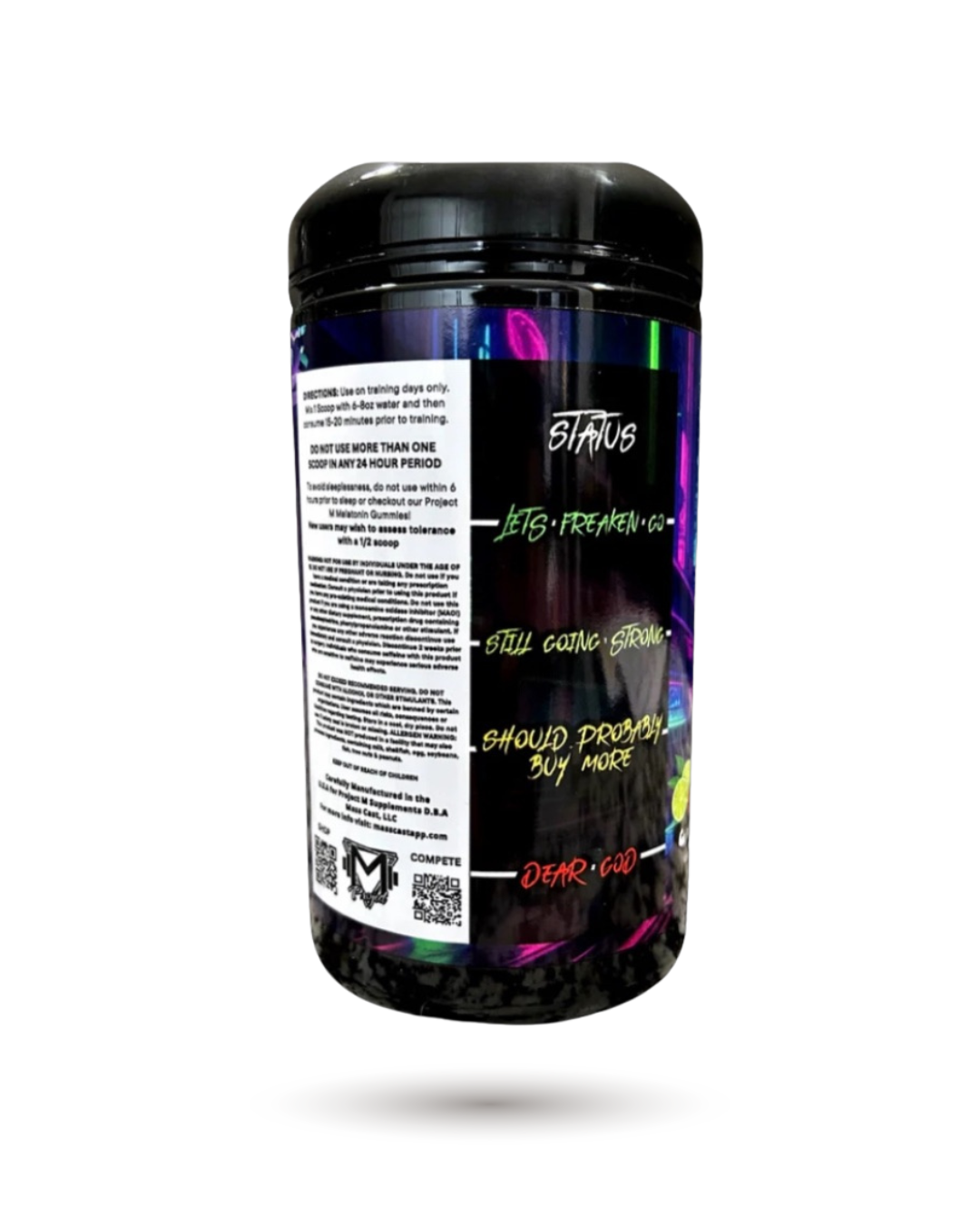Project M MINDBENDER V5 High Stim Pre-Workout 40/20 Servings