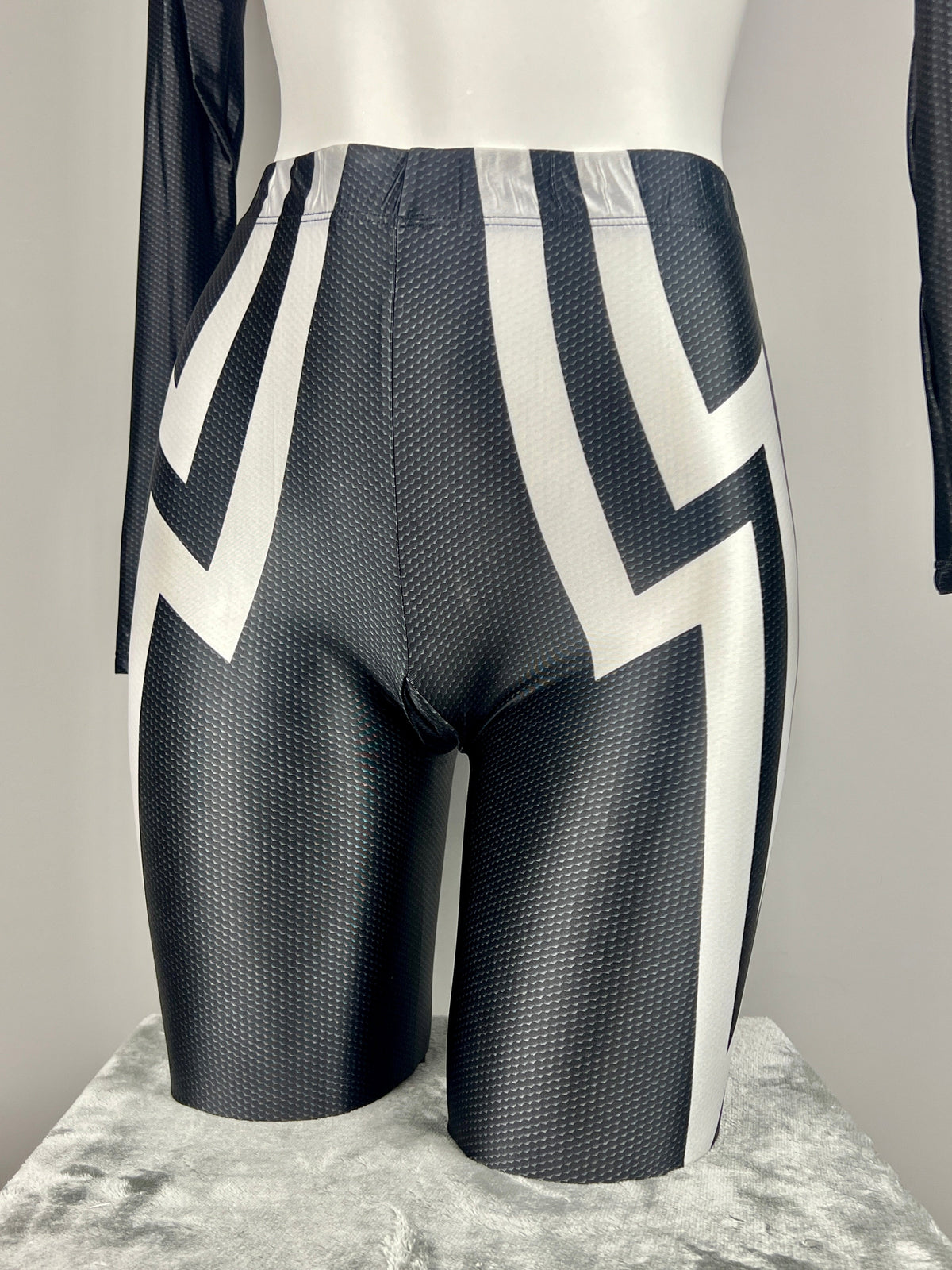 Woman Super Hero Spandex Open Crotch Cosplay Bodysuit Sexy Lingerie