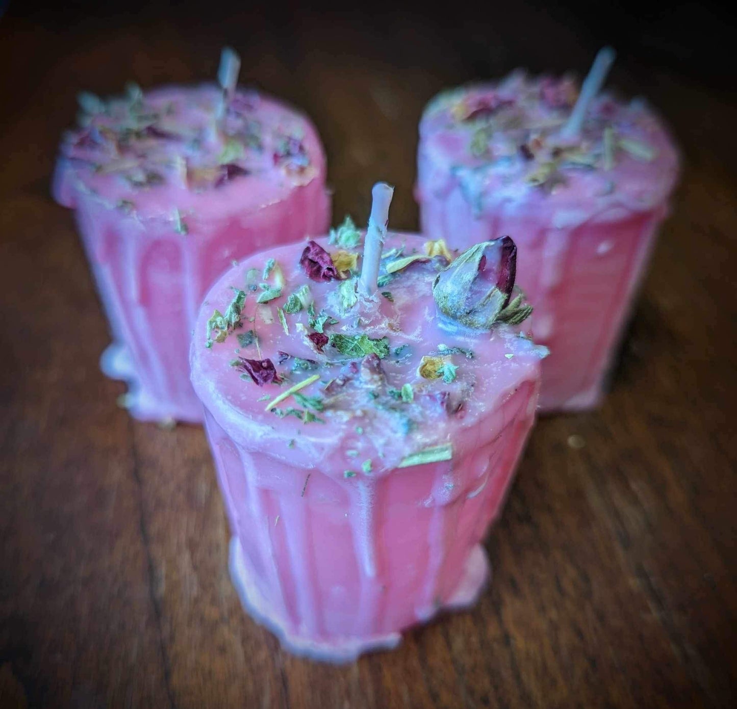 Love Ritual Herbal Votive Candle