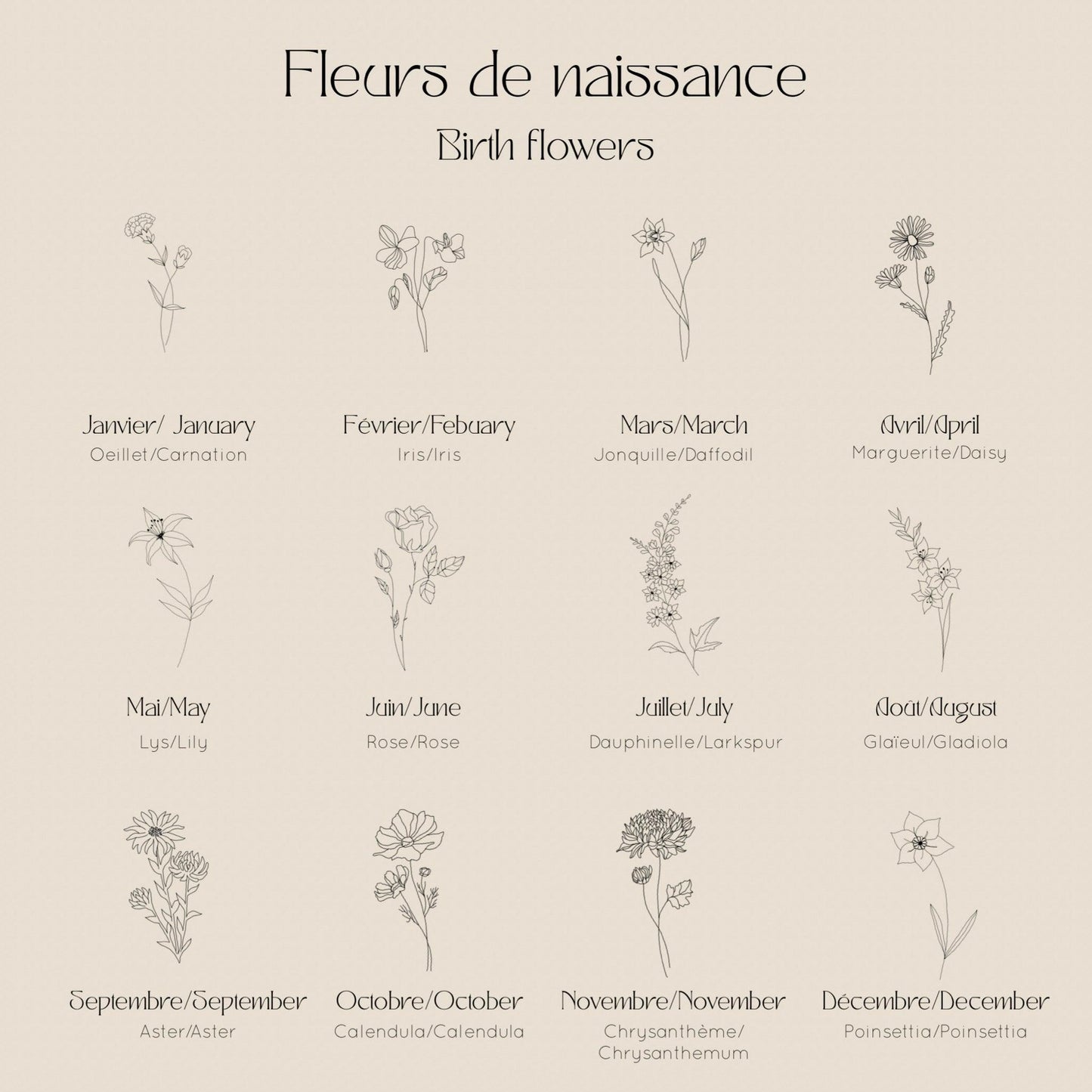 Les Fleurs - Juillet