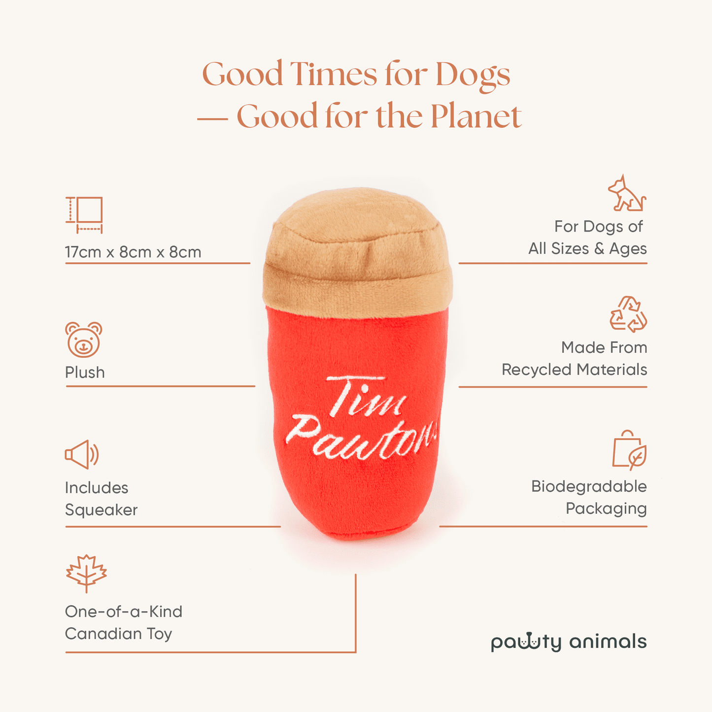 Tim Pawtons Dog Toy (Back in Stock MAY 2026)