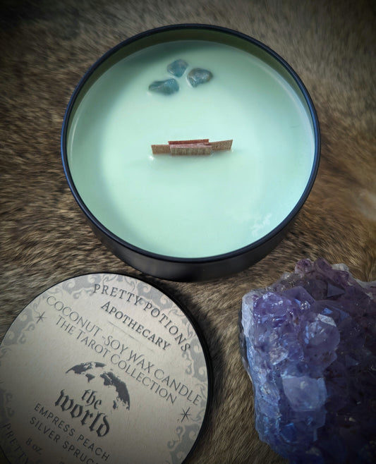 THE WORLD Tarot Collection Candle