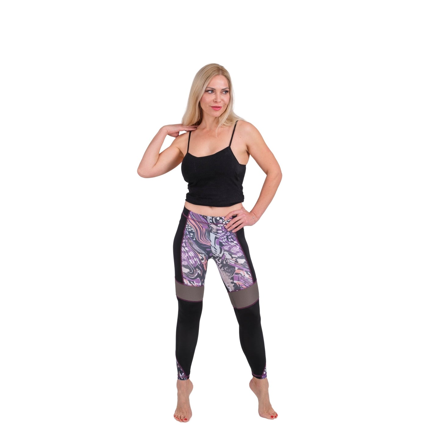 BoldMesh High-Waist Yoga Leggings