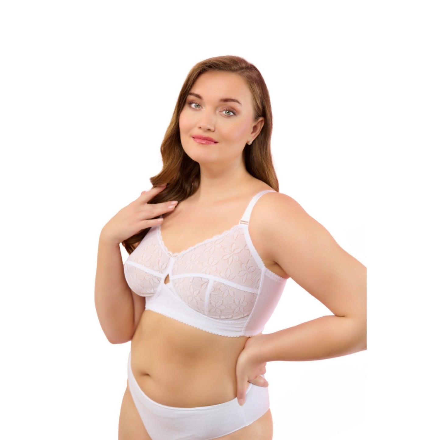 Full-Coverage Lace Bra
