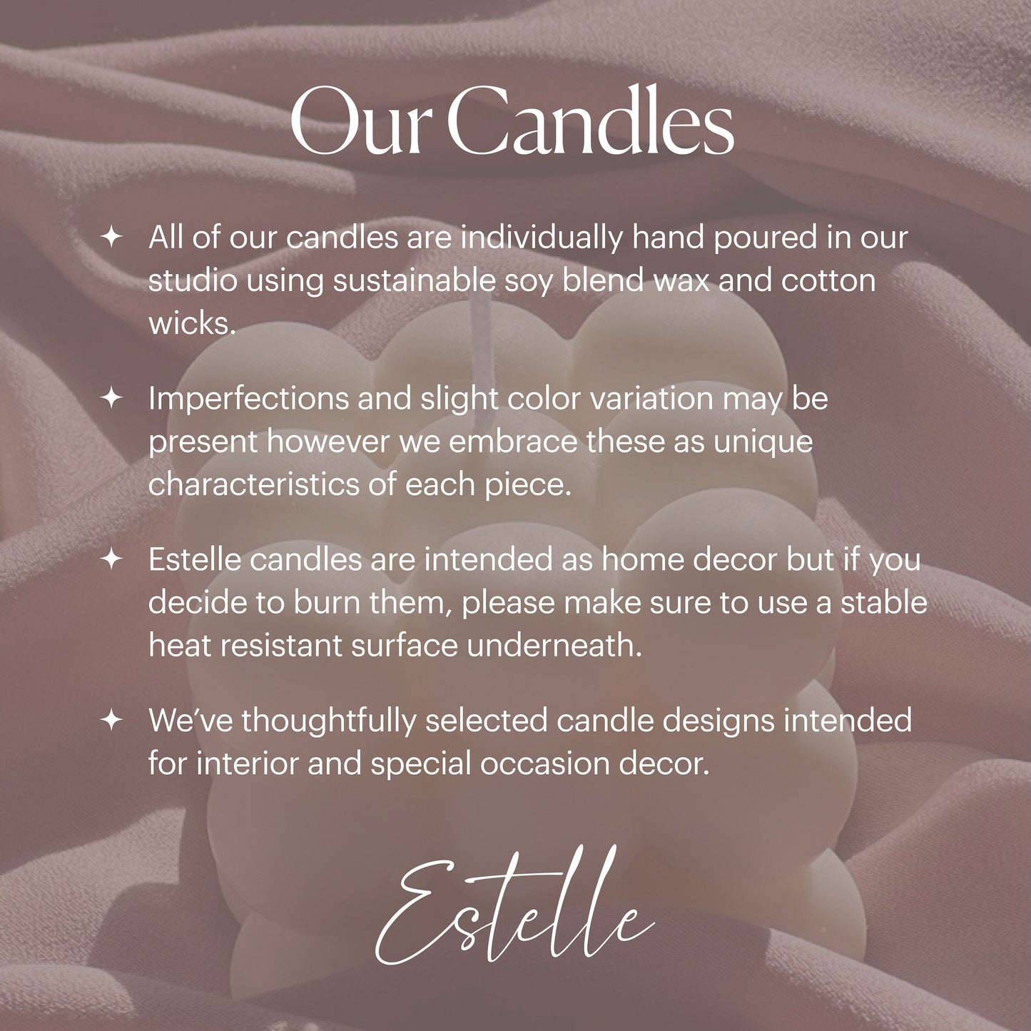 Origami Shell Soy Wax Candle | Home Decor