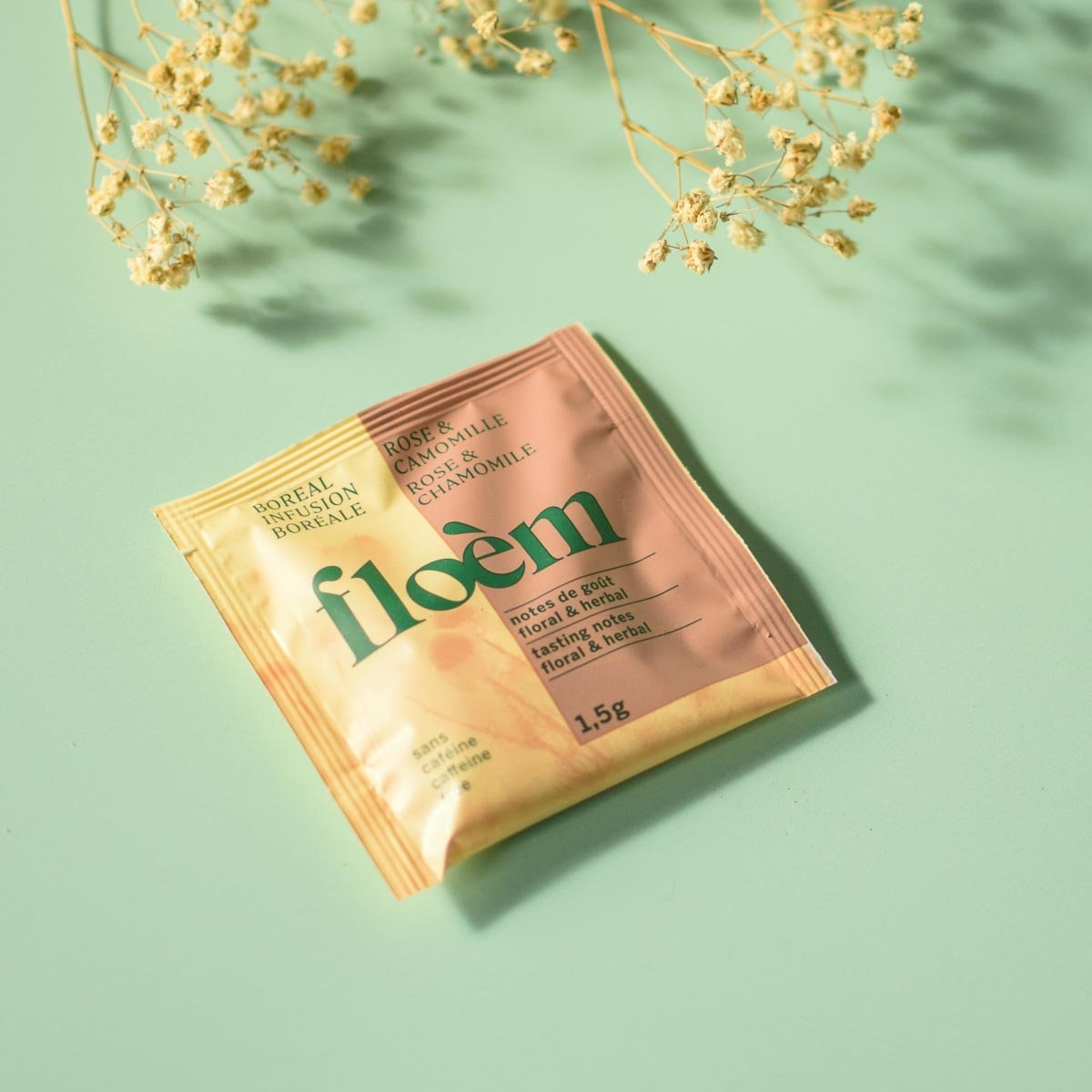 Tisane en sachet individuel - Rose & Camomille